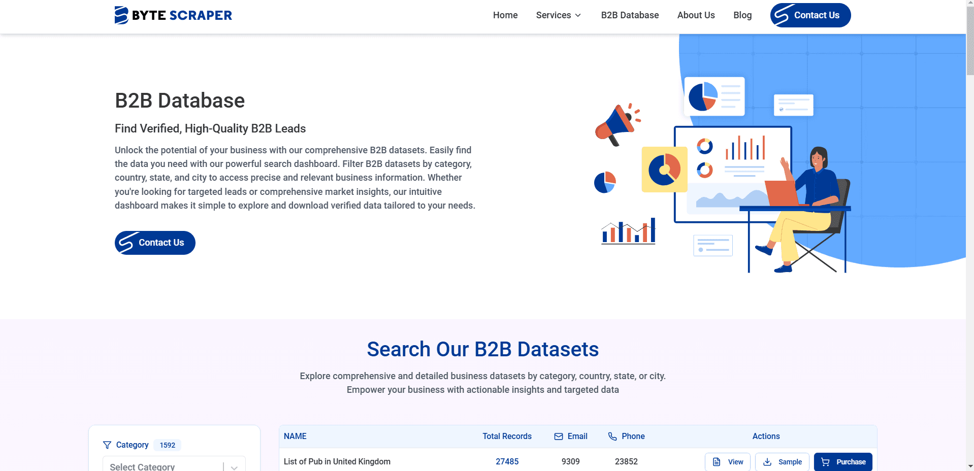 ByteScraper Dashboard