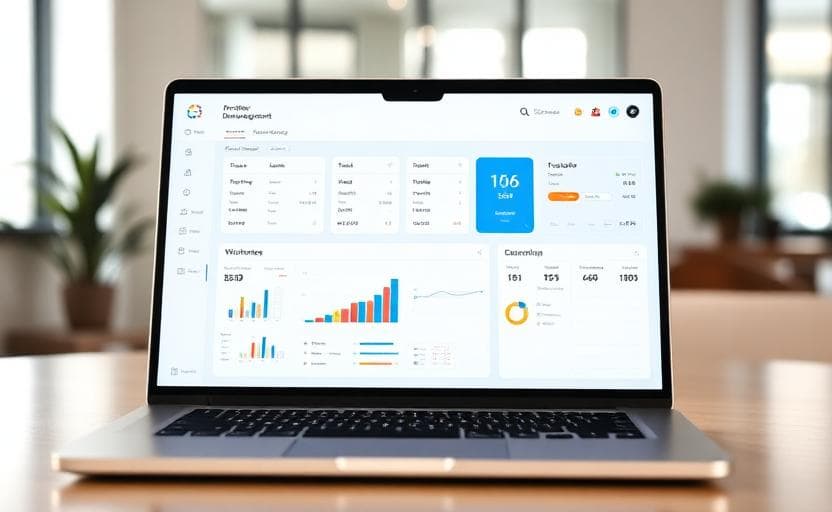 B2B ordering system dashboard interface