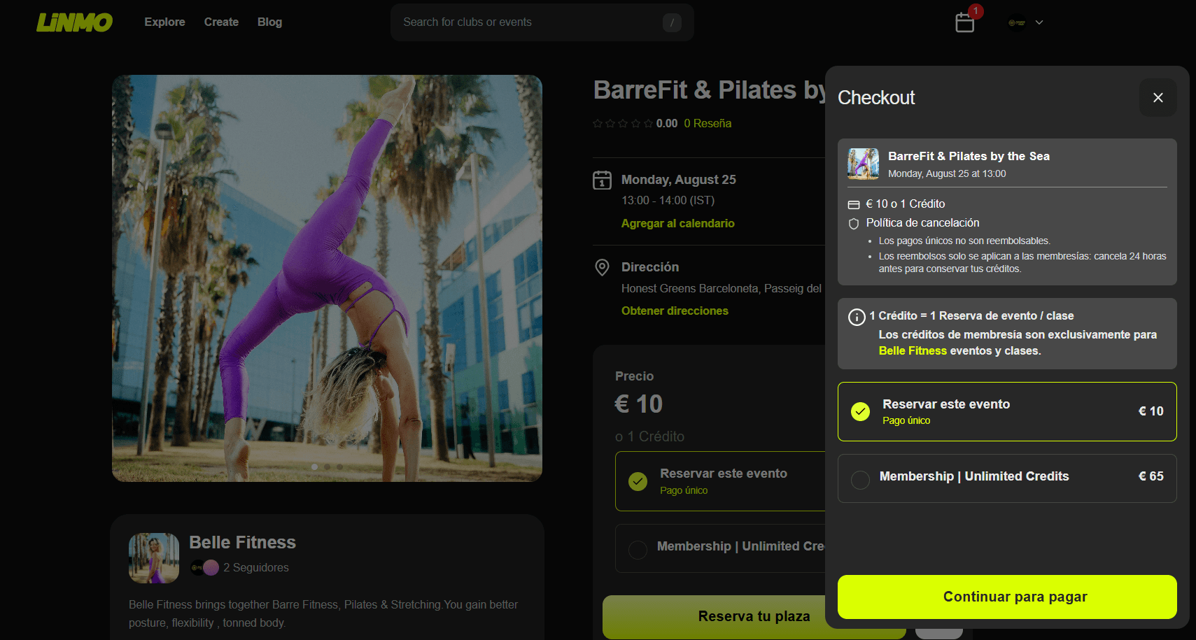 Event Booking