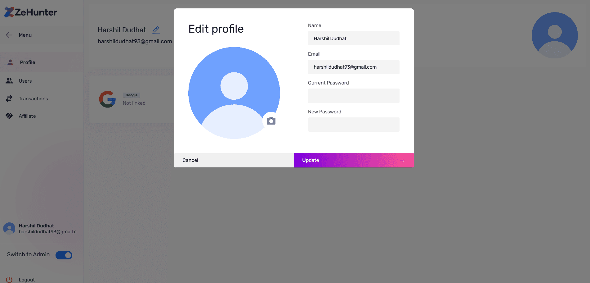 User Profile