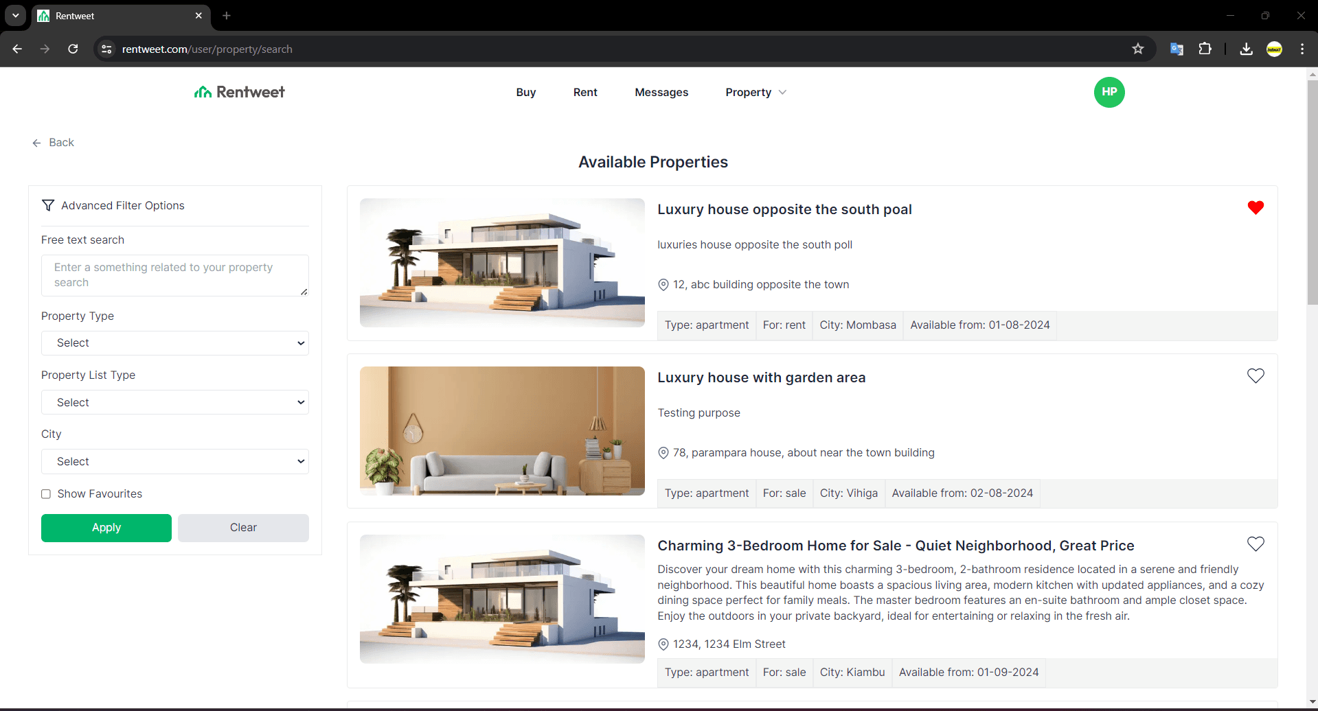 Property Search